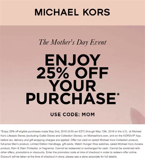 michael kors coupons|michael kors coupon first order.